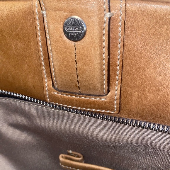 Coach Briefcase Double Zip Messenger Bag Crossbody 05A05 - Picture 5 of 8